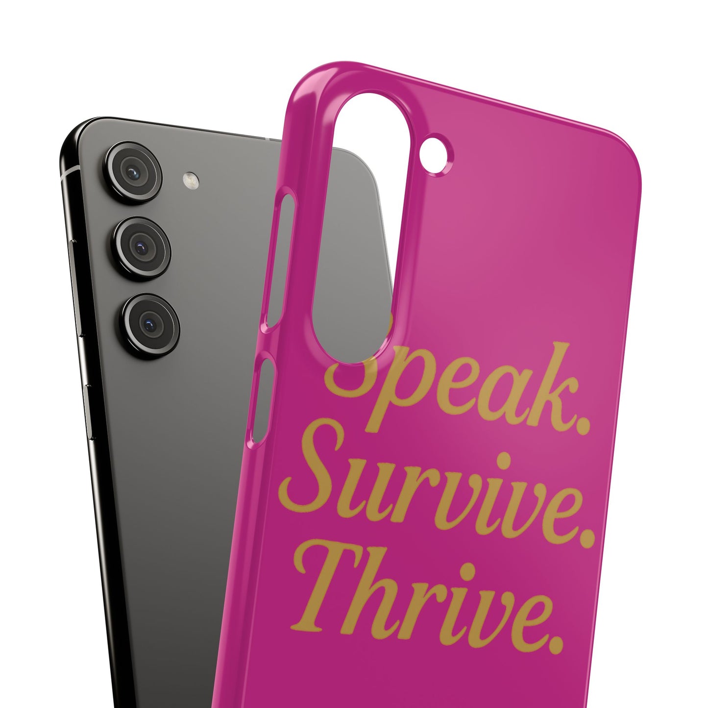 Snap Case for Samsung & iPhone — Find Your Voice Design