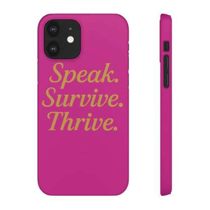 Snap Case for Samsung & iPhone — Find Your Voice Design