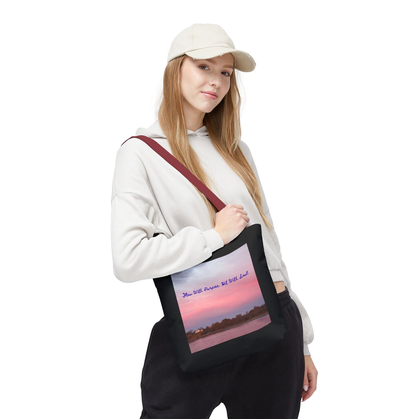 Move with Purpose - Tote Bag, Eco-Friendly, Stylish Networker