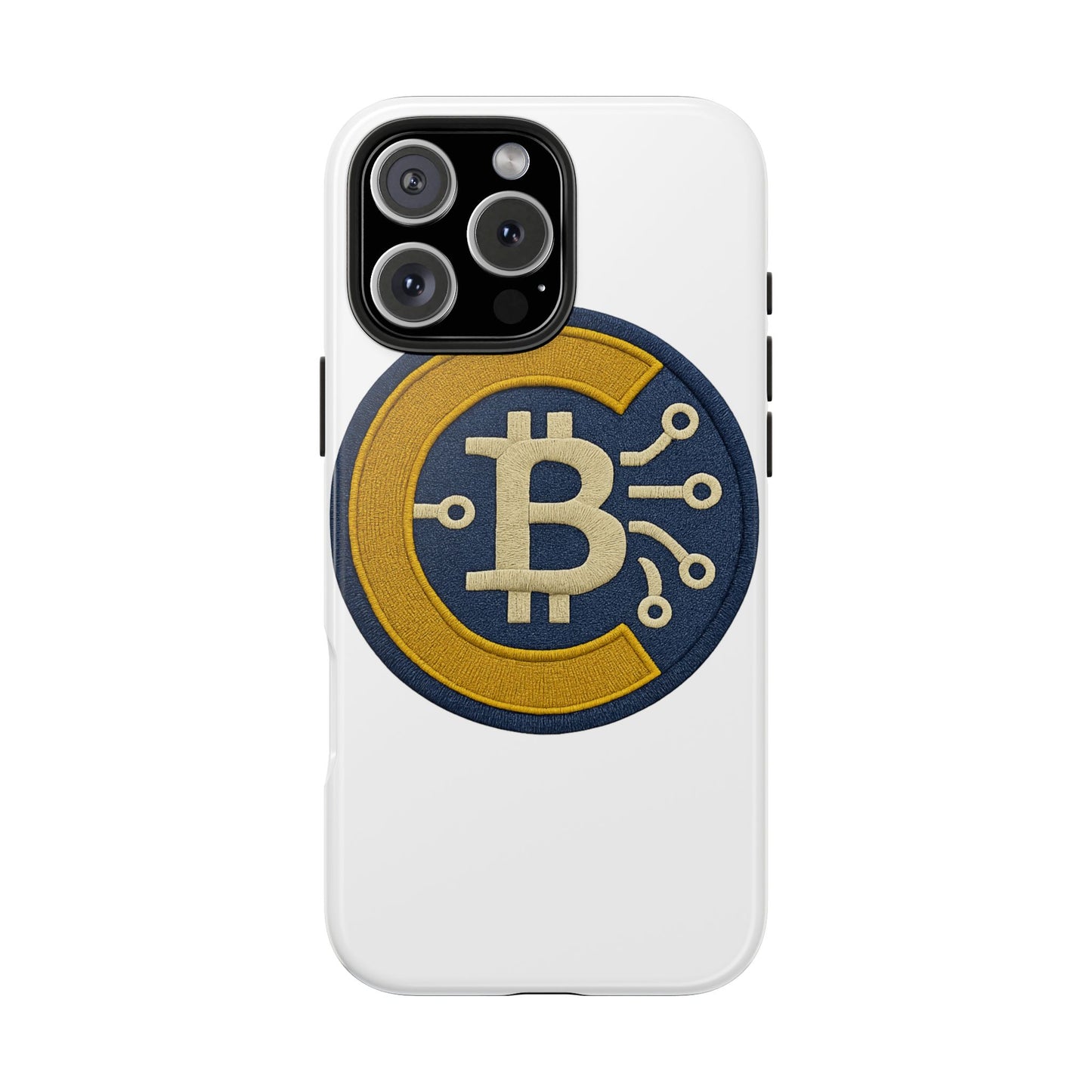 Bitcoin Tech Phone Cases, Cryptocurrency Phone Cover, iPhone and Samsung Case