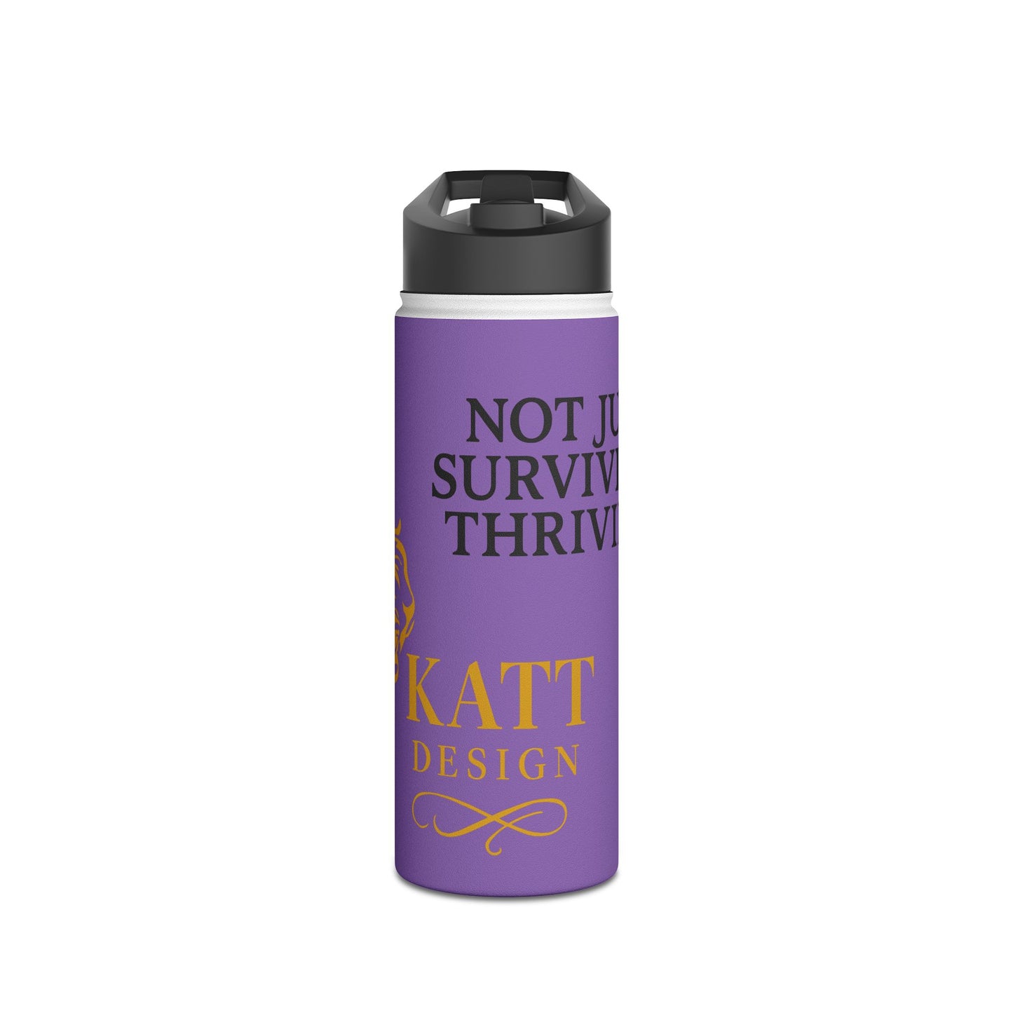 Surviving Domestic Violence - Inspirational Stainless Steel Water Bottle, Motivational Drink Container for Fitness, Hiking, Gym, Travel, Eco-Friendly Gift