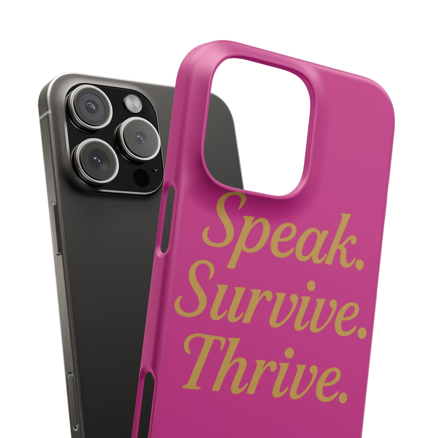 Snap Case for Samsung & iPhone — Find Your Voice Design