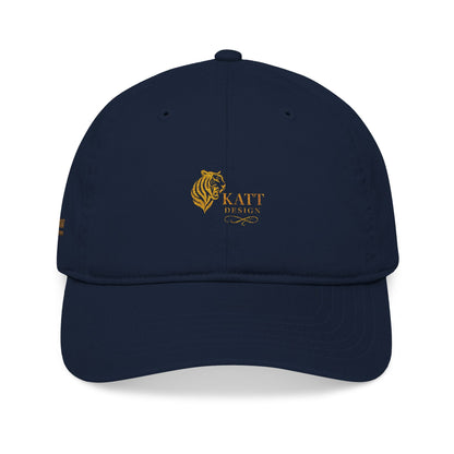 Gorra de béisbol orgánica - KATT Design, LLC - (Bordado)