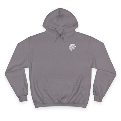 Sudadera con capucha de tigre blanco - KATT Design, LLC - Champion 