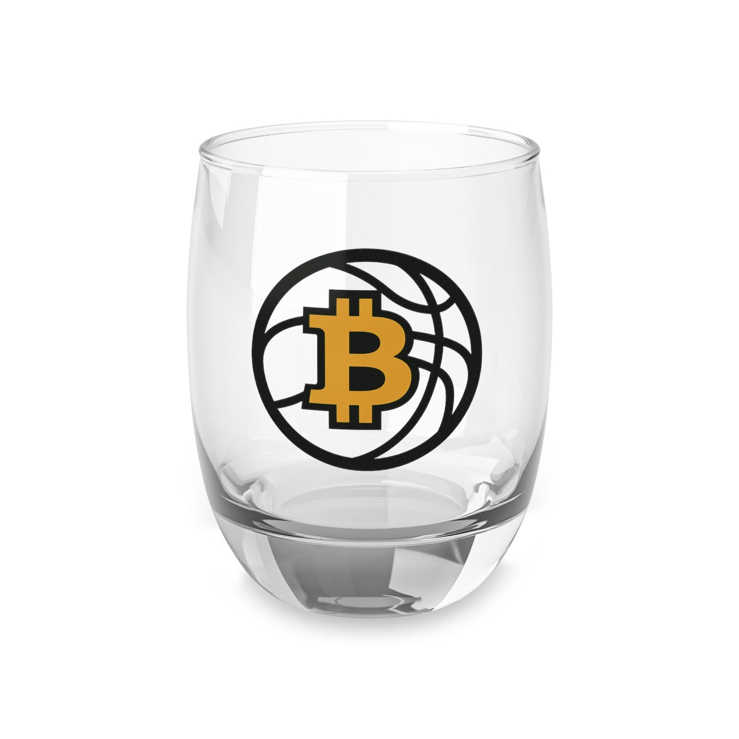 Bitcoin Basketball Whiskey Glass, Sports Lovers, Home Bar Essentials, Crypto Drinkware, Perfect for Gifting