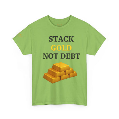 Stack the Gold - Bitcoin - Camiseta unisex de algodón grueso