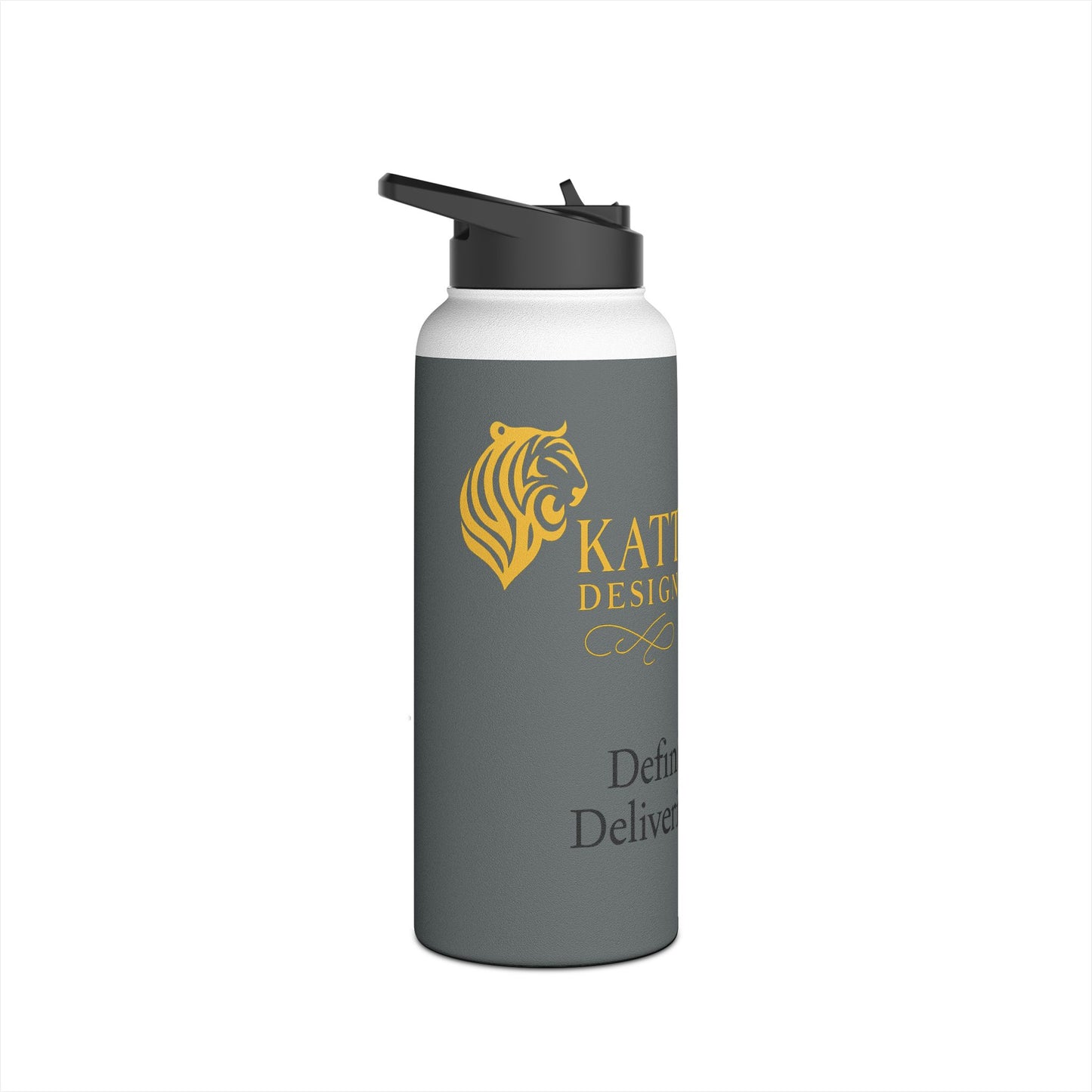 KATT Design, LLC - Inspirational Stainless Steel Water Bottle, Drink Container for Fitness, Gym, Eco-Friendly Gift