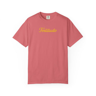 Fortitude - Camiseta teñida "Strength" - Camiseta inspiradora para la comodidad diaria, ideal para regalar y para uso casual.