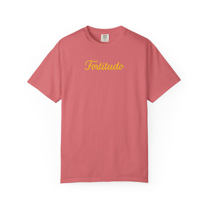 Fortitude - Camiseta teñida "Strength" - Camiseta inspiradora para la comodidad diaria, ideal para regalar y para uso casual.