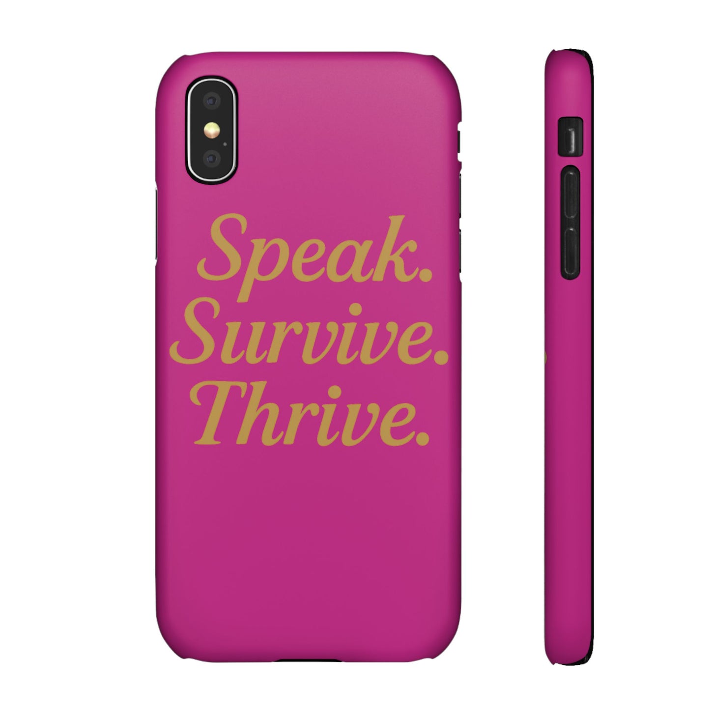 Snap Case for Samsung & iPhone — Find Your Voice Design