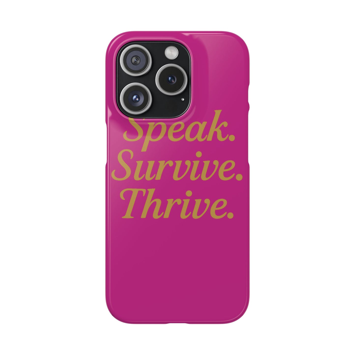 Snap Case for Samsung & iPhone — Find Your Voice Design