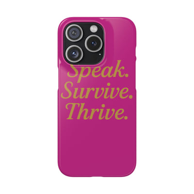 Snap Case for Samsung & iPhone — Find Your Voice Design