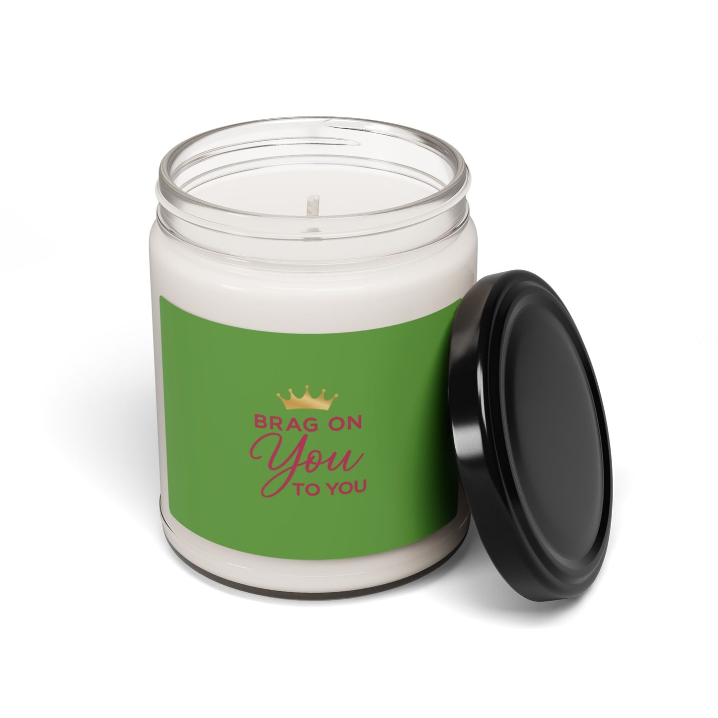 Scented Soy Candle — "Brag You On" Luxury 9oz Jar