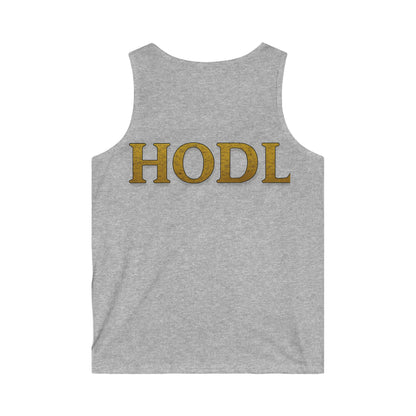 Camiseta sin mangas Crypto HODL para hombre: ropa de Bitcoin genial para entusiastas de las criptomonedas, ropa deportiva, regalo para él, camiseta deportiva de moda