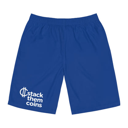 Shorts de criptomoneda para hombre: apila monedas, trajes de baño, ropa de playa, estilo veraniego, regalo para él, estilo de vida activo, fiesta en la piscina 