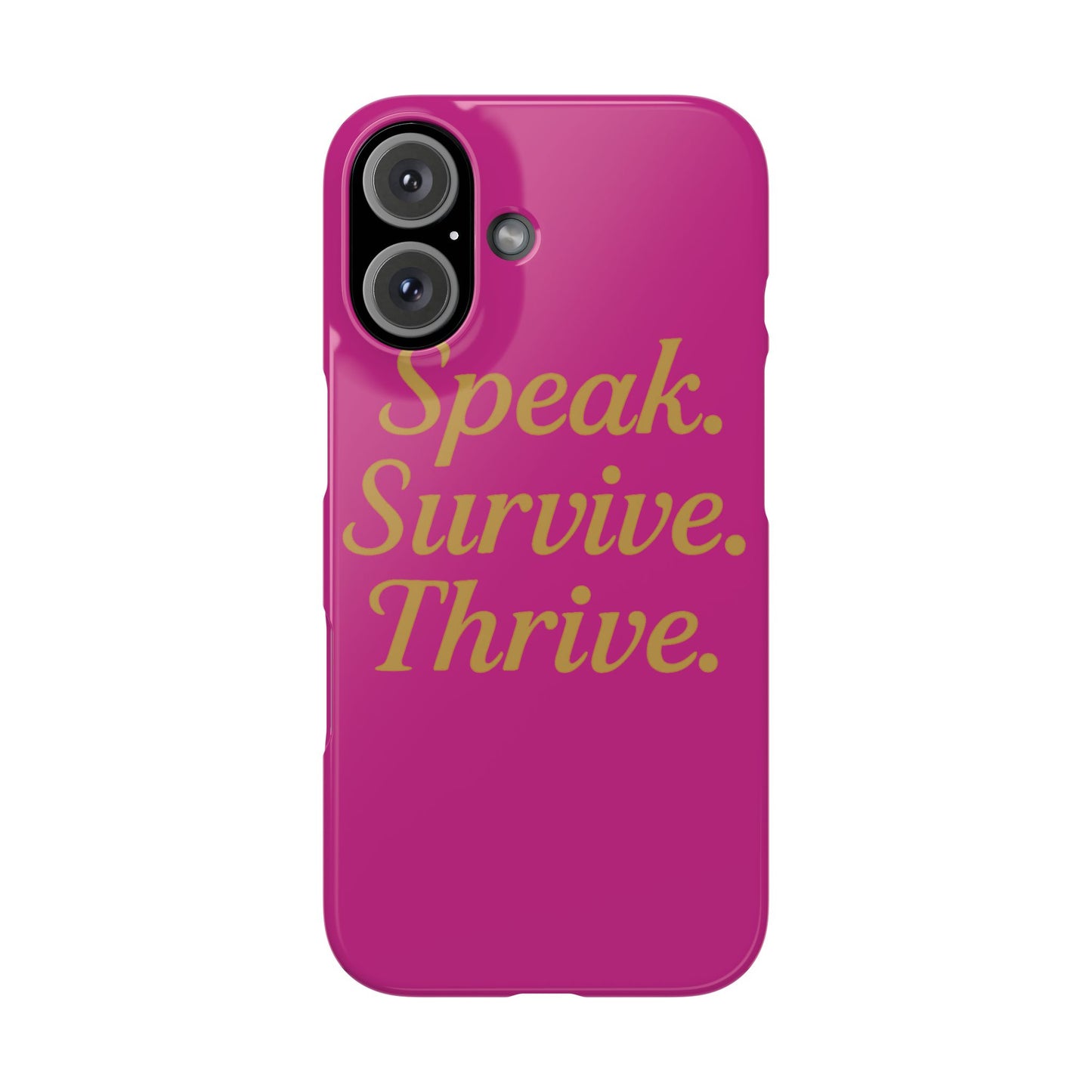 Snap Case for Samsung & iPhone — Find Your Voice Design