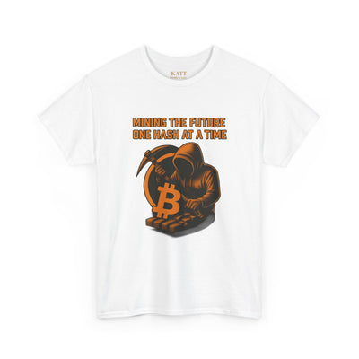 Minería de Bitcoin - Camiseta de algodón grueso Gildan