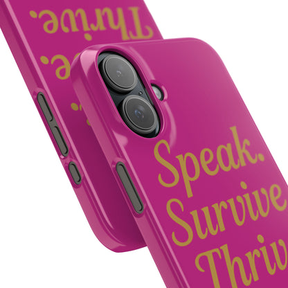 Snap Case for Samsung & iPhone — Find Your Voice Design