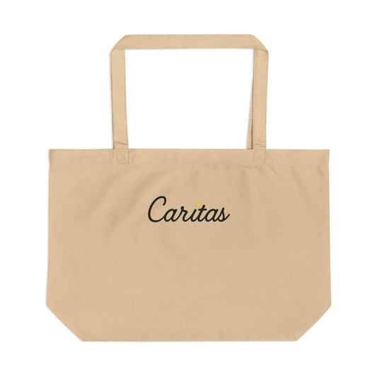 Caritas; "Charitable Love, Kindness Vegan Tote Bag - Perfect for Shopping, Beach Days, or Gift Giving, Reusable Tote, Stylish Shopping Bag, Eco-Friendly Carryall