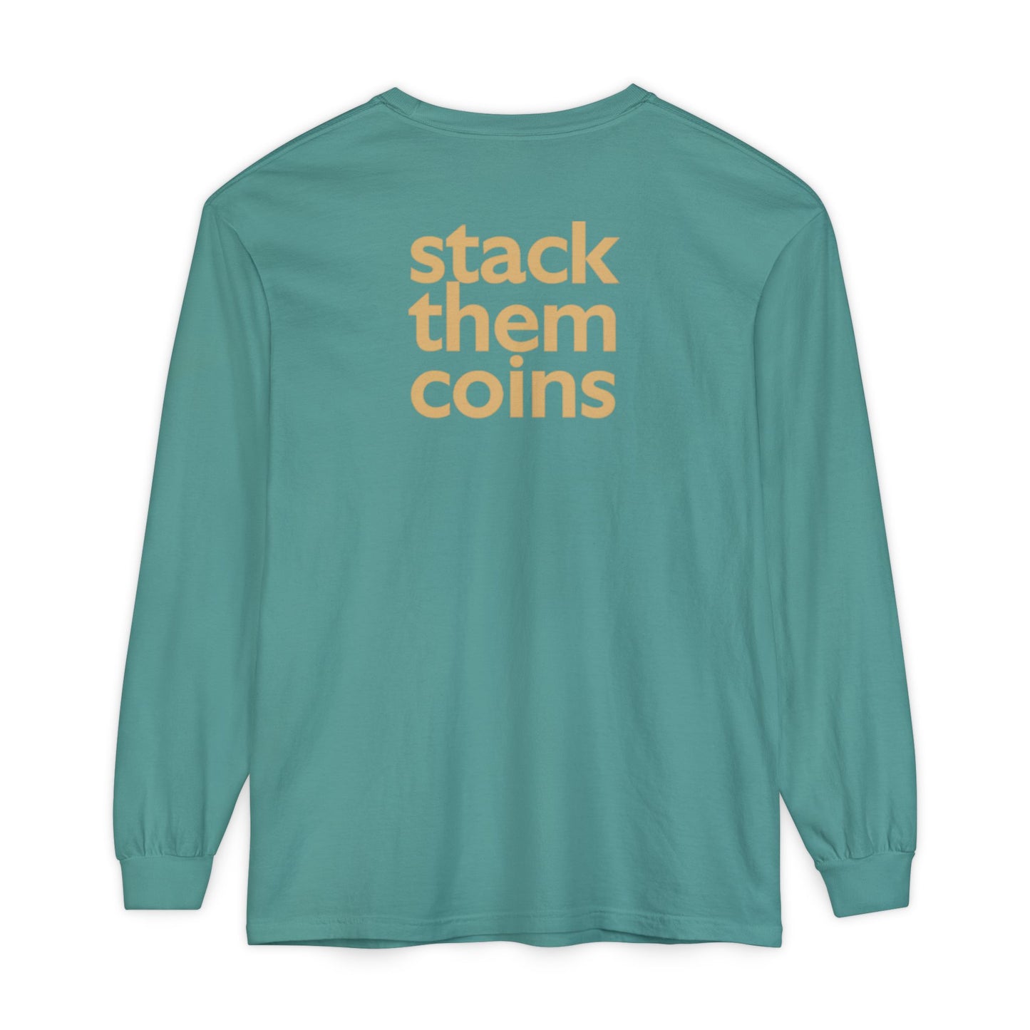 Cryptocurrency Long Sleeve T-Shirt - Casual Wear, Minimalist Style, Everyday Comfort, Streetwear Essentials