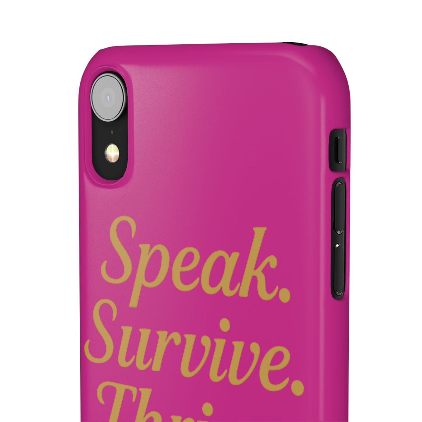 Snap Case for Samsung & iPhone — Find Your Voice Design