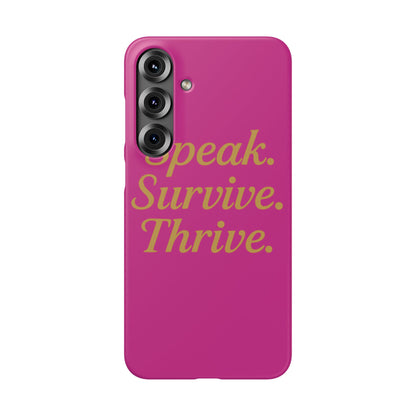 Snap Case for Samsung & iPhone — Find Your Voice Design