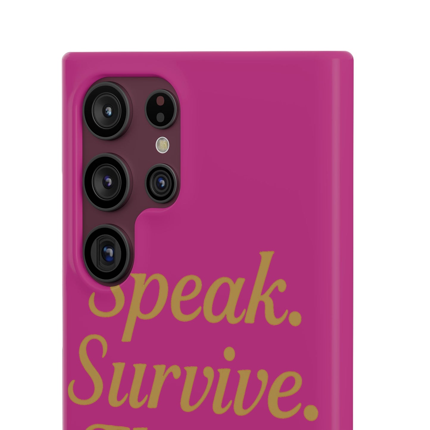 Snap Case for Samsung & iPhone — Find Your Voice Design