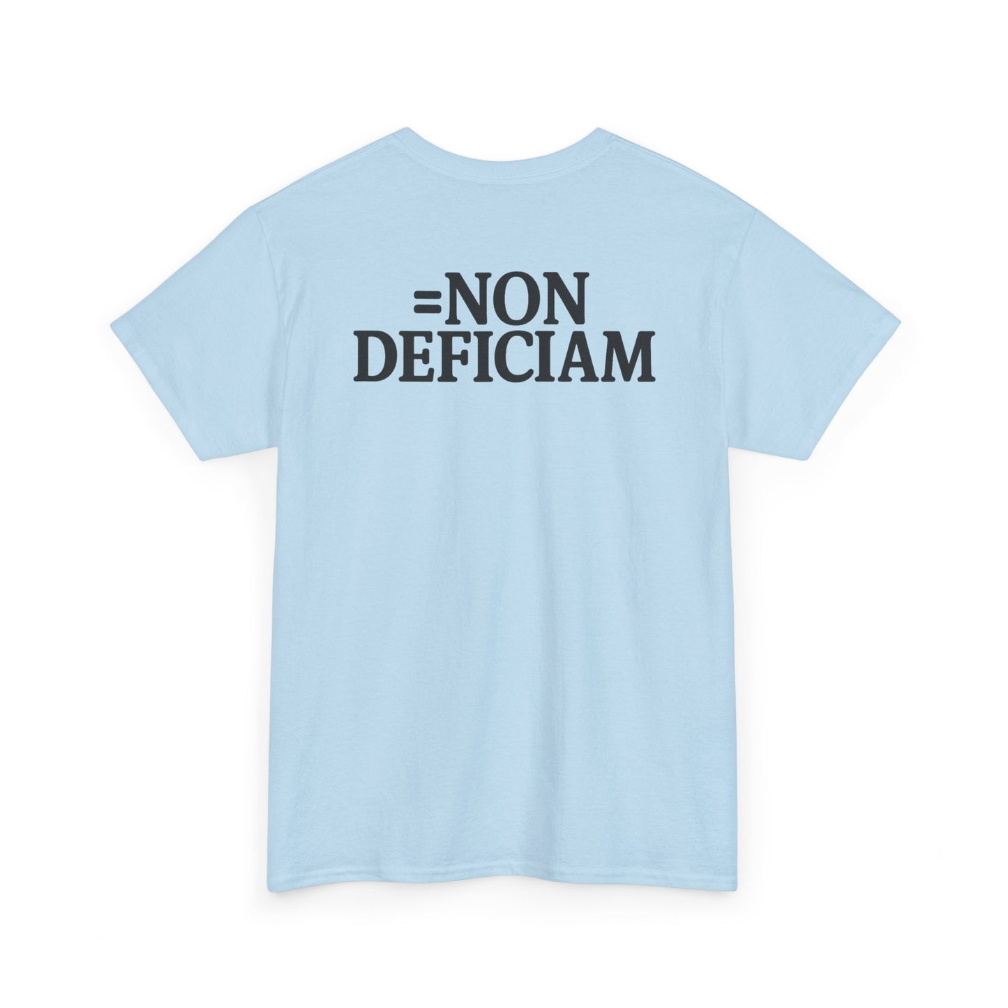 Cold Wallet - Bitcoin - Non Deficiam; "I Will Not Fail" - Heavy Cotton Tee