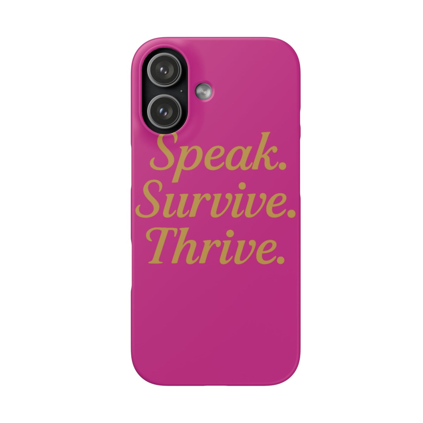 Snap Case for Samsung & iPhone — Find Your Voice Design