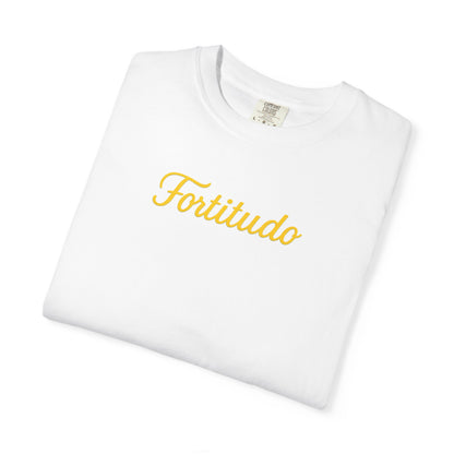 Fortitude - Camiseta teñida "Strength" - Camiseta inspiradora para la comodidad diaria, ideal para regalar y para uso casual.