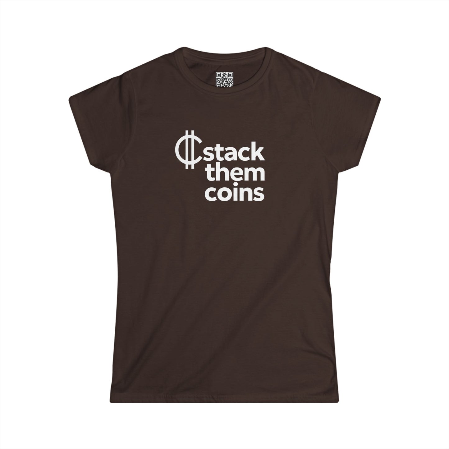Cryptocurrency Women’s Softstyle Tee – Perfect for Everyday Wear, Gifts, Casual Outfits, Eco-Friendly Fashion, Inspirational Quote CryptoShirt