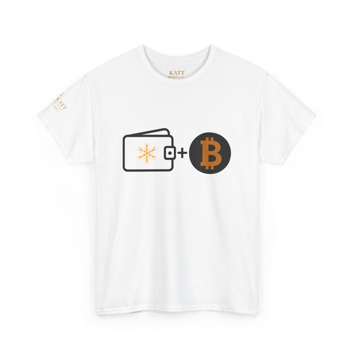 Cold Wallet - Bitcoin - Non Deficiam; "I Will Not Fail" - Unisex Heavy Cotton Tee