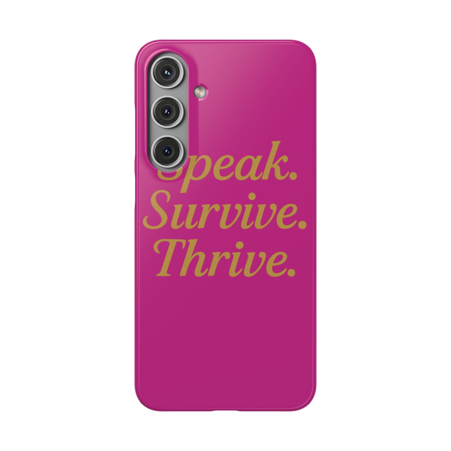 Snap Case for Samsung & iPhone — Find Your Voice Design
