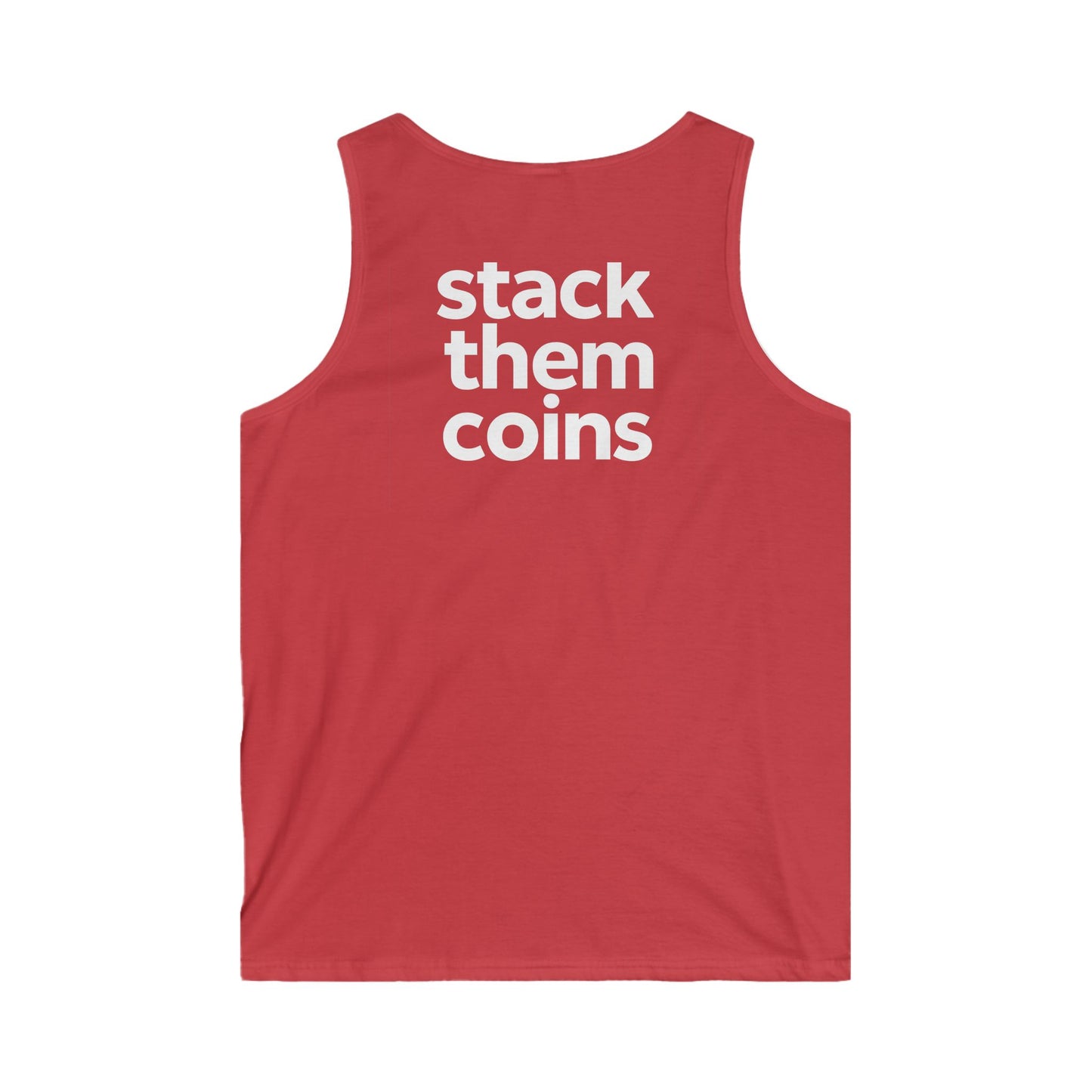 Bitcoin/CryptocurrencyTank Top - Stack Them Coins, Cryptocurrency Top, Funny, Gym Fashion, Bitcoin Top