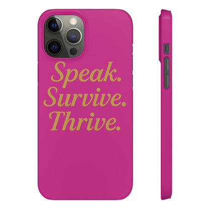 Snap Case for Samsung & iPhone — Find Your Voice Design