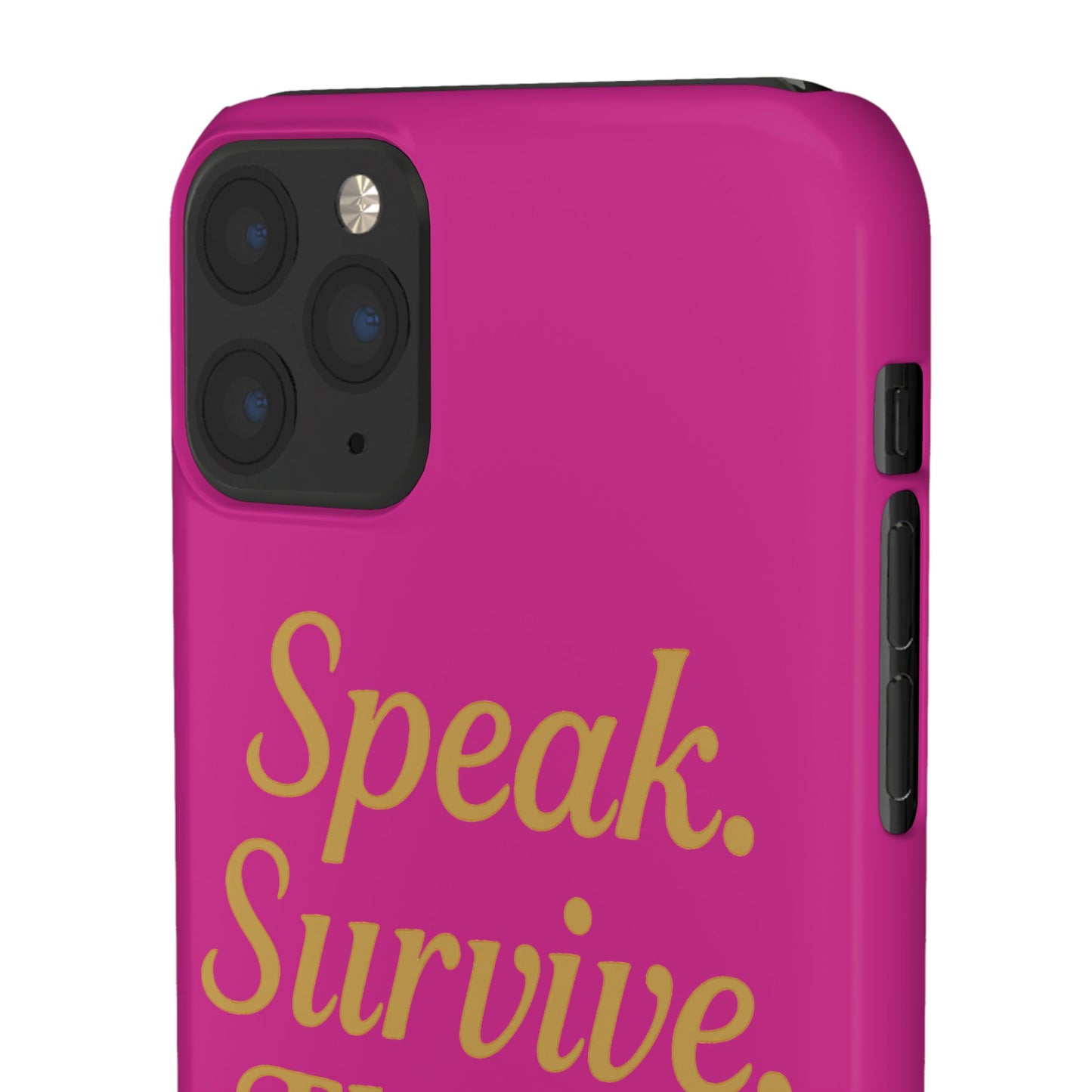 Snap Case for Samsung & iPhone — Find Your Voice Design