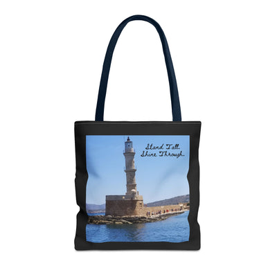 "Stand Tall" Lighthouse - Tote Bag, Eco-Friendly, Stylish Networker