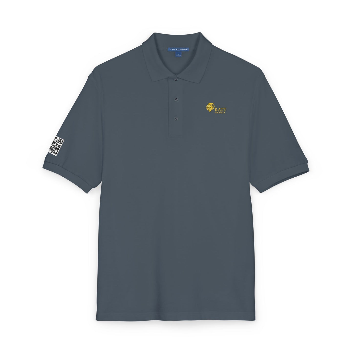 KATT Design - Embroidered Polo Shirt, Casual Wear, Gift for Him, Golf Shirt