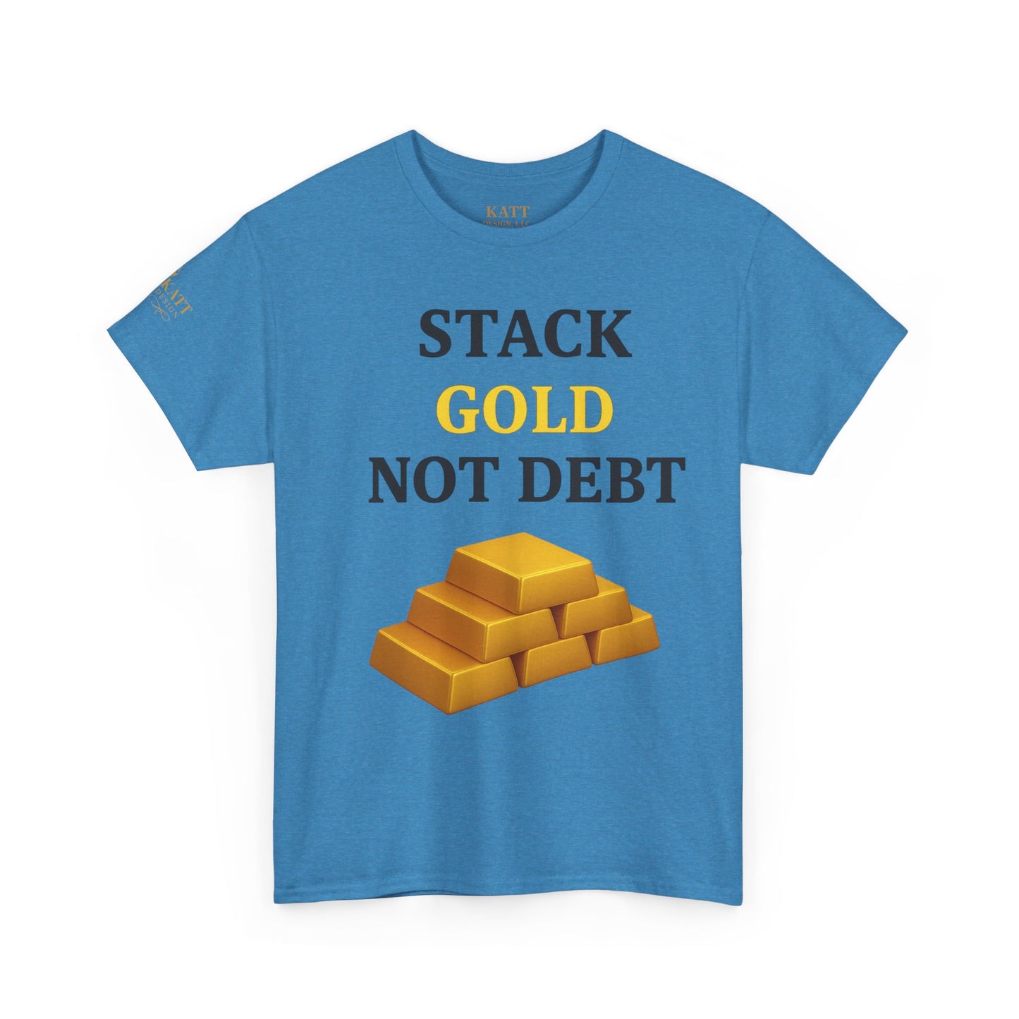 Stack the Gold - Bitcoin - Unisex Heavy Cotton Tee