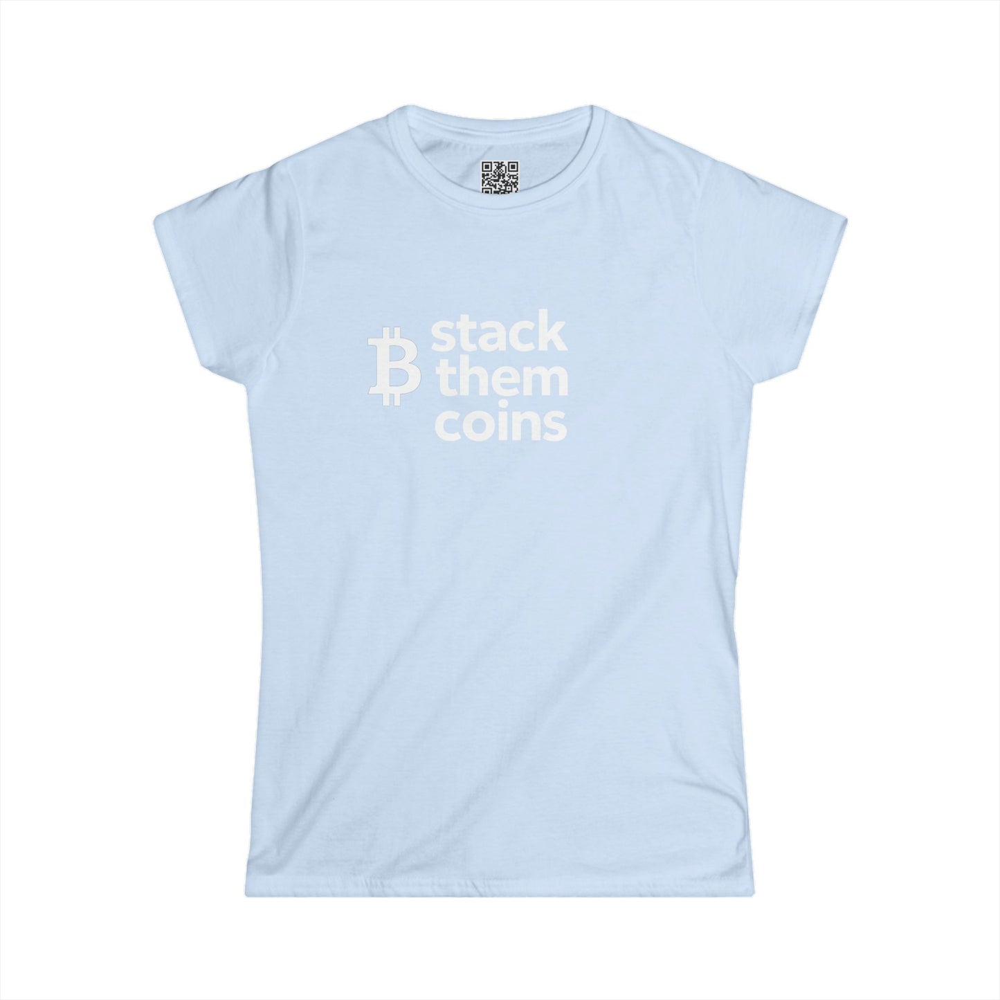 Bitcoin/Cryptocurrency Women’s Softstyle Tee – Perfect for Everyday Wear, Gifts, Casual Outfits, Eco-Friendly Fashion, Inspirational Quote CryptoShirt
