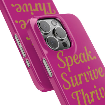 Snap Case for Samsung & iPhone — Find Your Voice Design