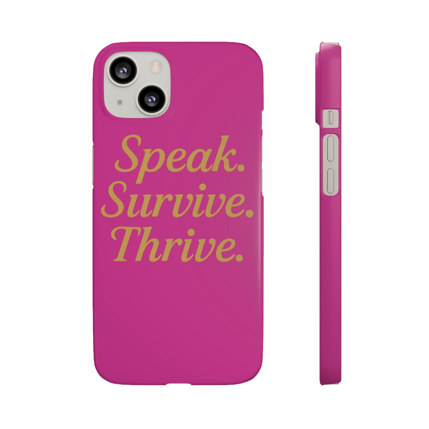 Snap Case for Samsung & iPhone — Find Your Voice Design