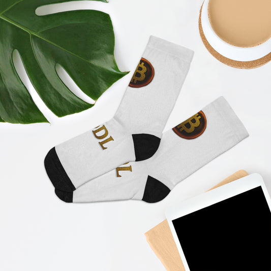 Bitcoin HODL Recycled Poly Socks | Eco-Friendly Cryptocurrency Gift, Trendy Socks for Men & Women, Perfect for Bitcoin Enthusiasts, [...]