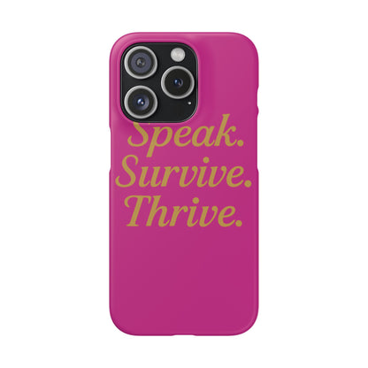 Snap Case for Samsung & iPhone — Find Your Voice Design
