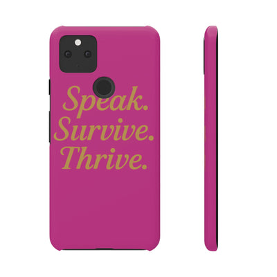 Snap Case for Samsung & iPhone — Find Your Voice Design