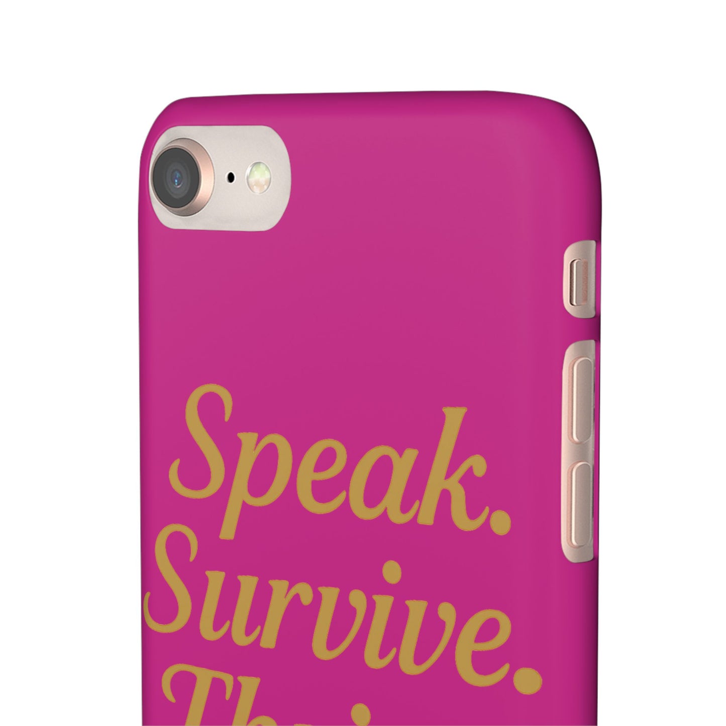 Snap Case for Samsung & iPhone — Find Your Voice Design