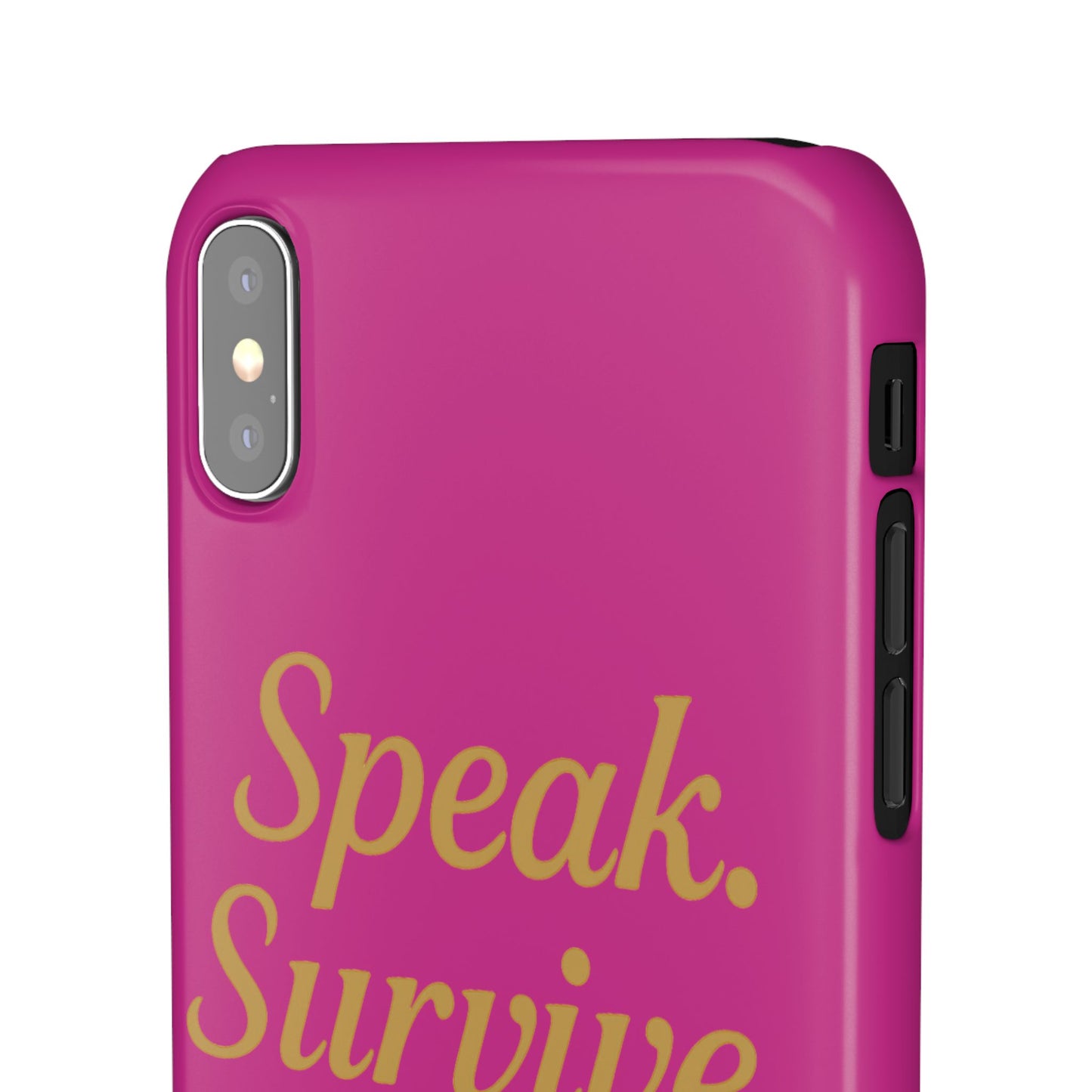 Snap Case for Samsung & iPhone — Find Your Voice Design
