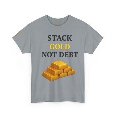 Stack the Gold - Bitcoin - Camiseta unisex de algodón grueso