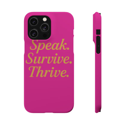 Snap Case for Samsung & iPhone — Find Your Voice Design
