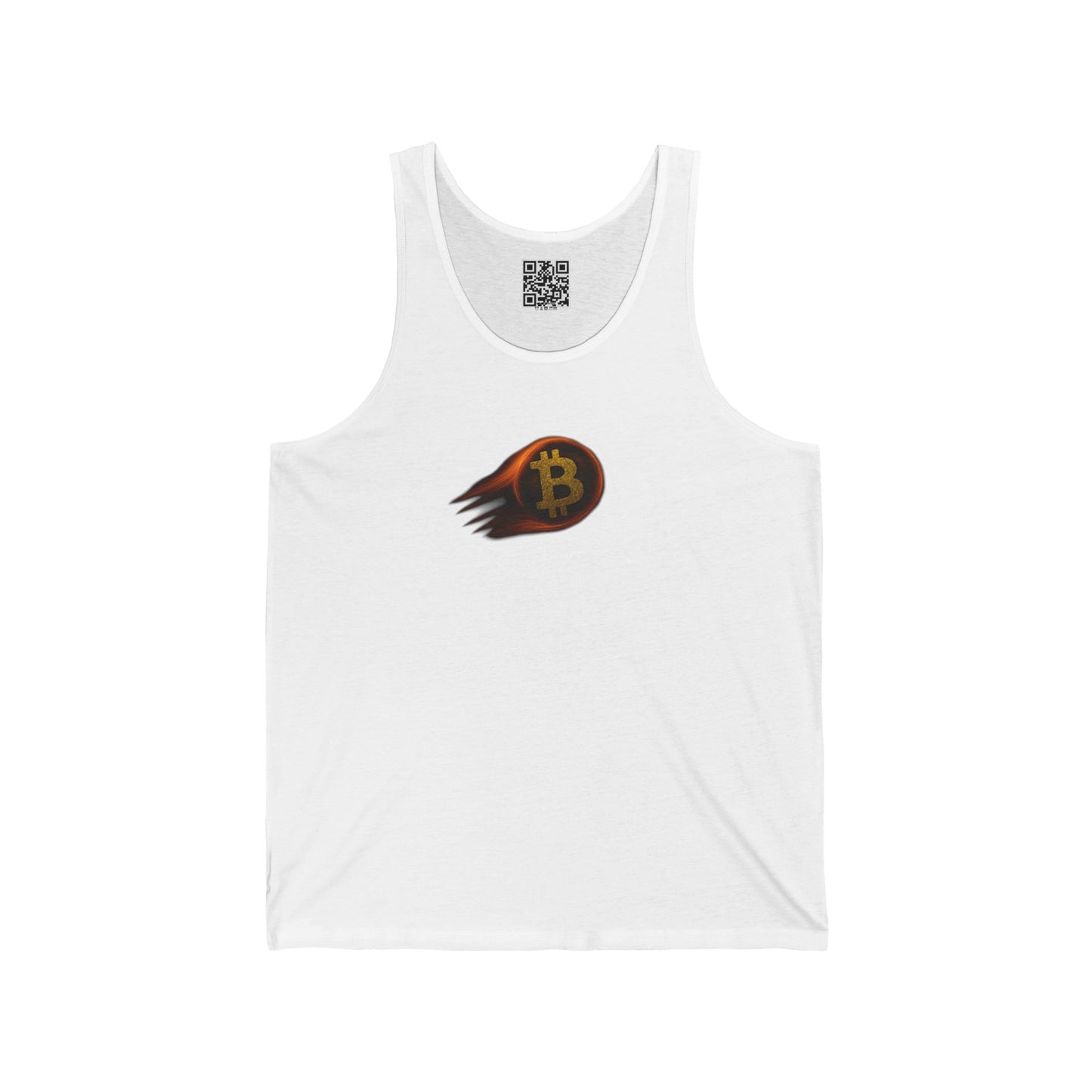 Bitcoin HODL Unisex Jersey Tank - Crypto Enthusiast Top, Summer Wear, Graphic Tee, Gift for Investors, Casual Fitness Shirt
